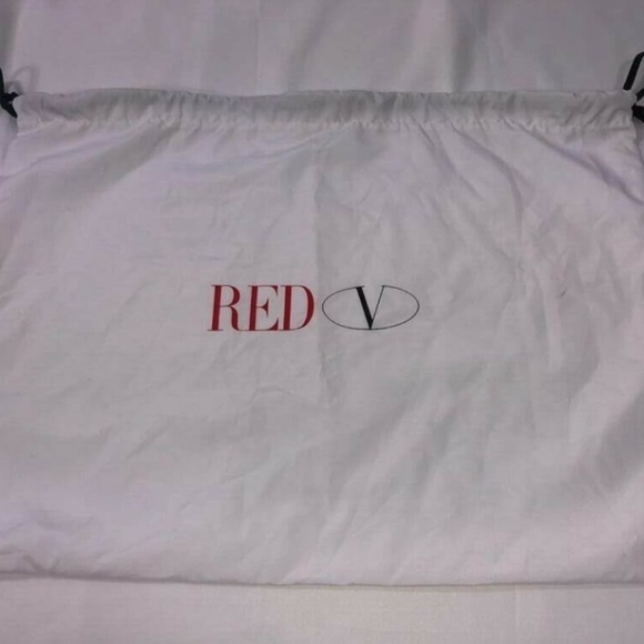 Red Valentino Dust Bag Storage Cover White 11" X 15.5" - Picture 2 of 5